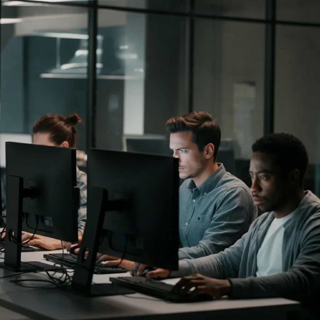 The dynamic of a collaborative tech work environment.