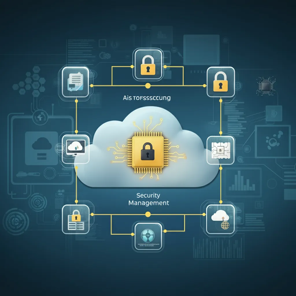 Flowchart of Cloudflare's automated AI processes improving security infrastructure.